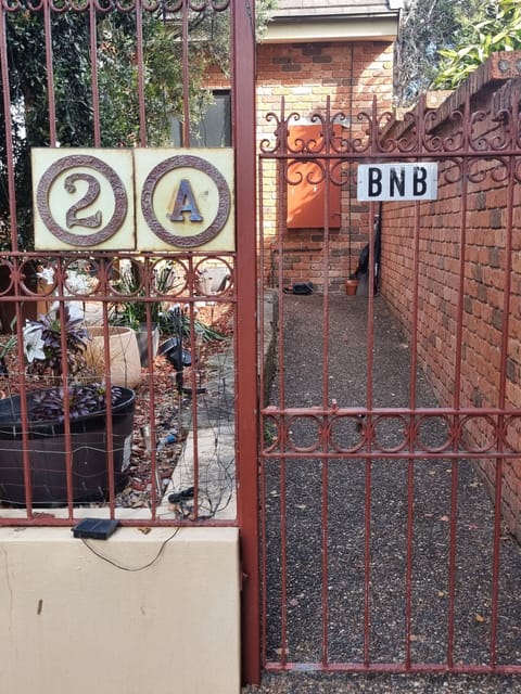 Front gate and walkway to your accomodation.