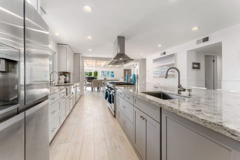 Stainless steel appliances in a kitchen that will delight any chef