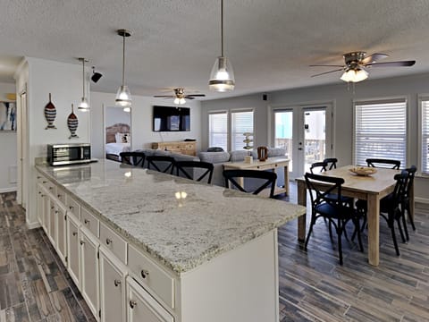 House, Multiple Beds, Balcony, Ocean View | Private kitchen | Coffee/tea maker, fridge, microwave, oven