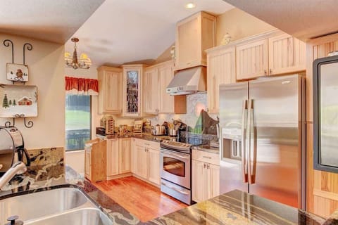 Beautiful kitchen in this custom home