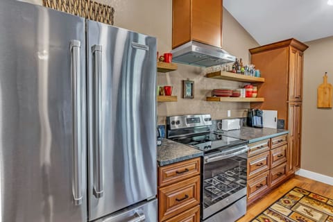 The well appointed kitchen