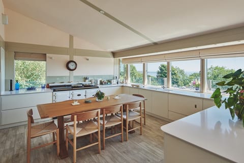 The kitchen at Beach View, Pembrokeshire