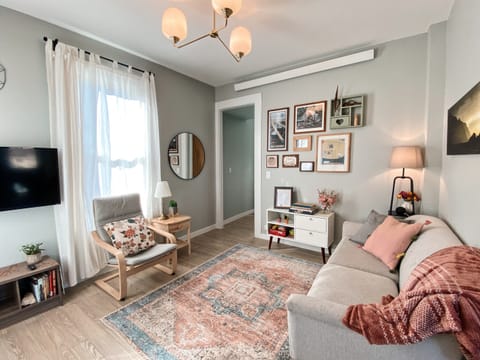 Sunny and cozy living room
