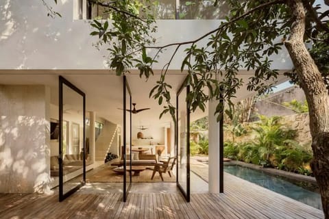 Open Space with doors that let the inside become the outdoors.