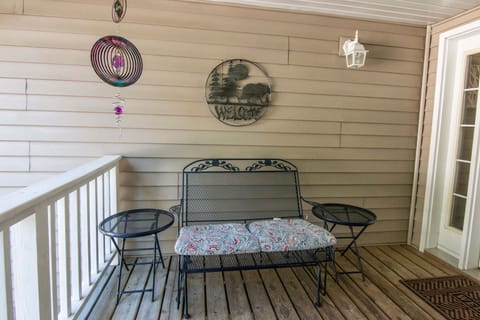 Sit and relax on the front porch.