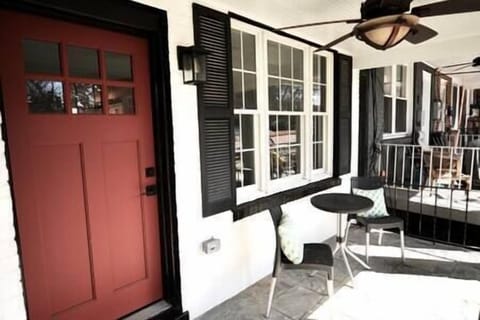 Front Door and patio