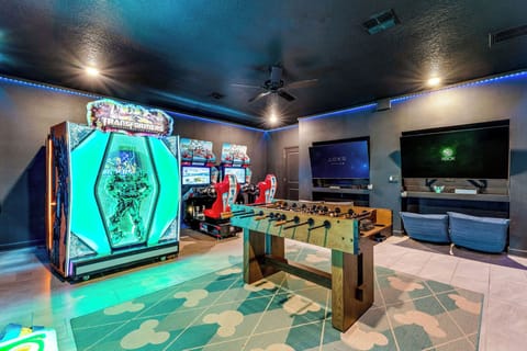 Game Room commercial Arcades, Xbox, PlayStation, & Foosball.