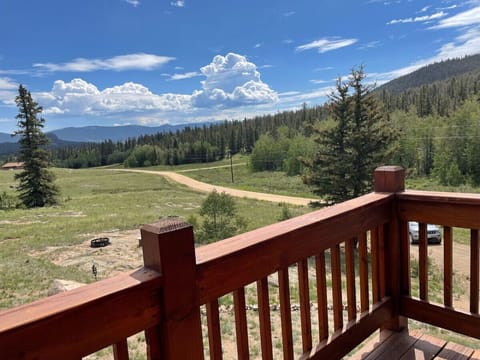 Balcony porch with a view