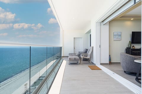 large patio space