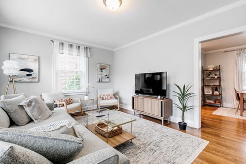Living Room with  extra wide sofa