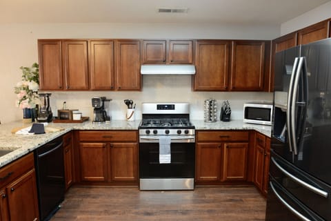 Fully stocked kitchen 