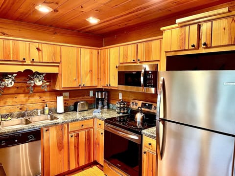 The kitchen is well-stocked with everything you'll need as you prepare some family favorites!