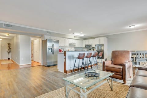 This is a view of the bar and living area!