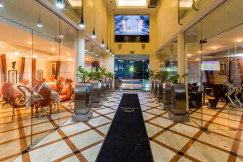 Interior entrance
