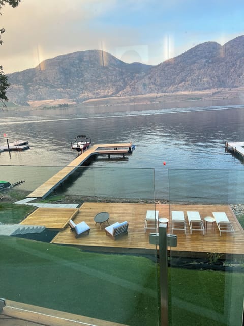 Lakeside deck and dock