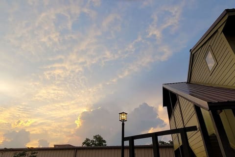 Sunset views from our hill in Berry Hill; 1 mile walk to GEODIS Park Stadium