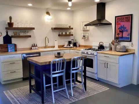 Fully stocked kitchen