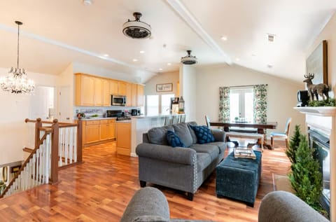 Bright and Airy open Living, Dinning Room and Kitchen