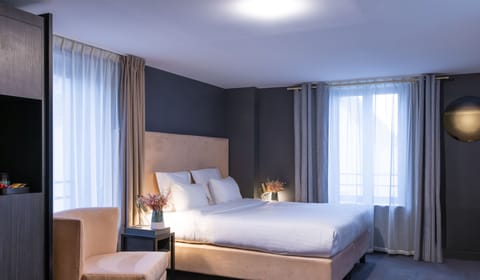 Room (Chambre Plume) | Desk, blackout drapes, soundproofing, free WiFi