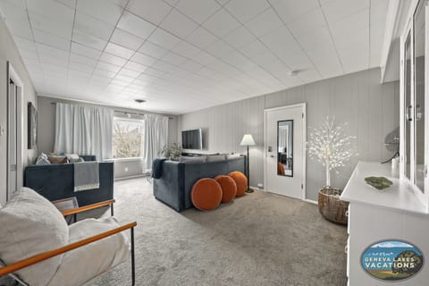 Large living room area in Fire Suite