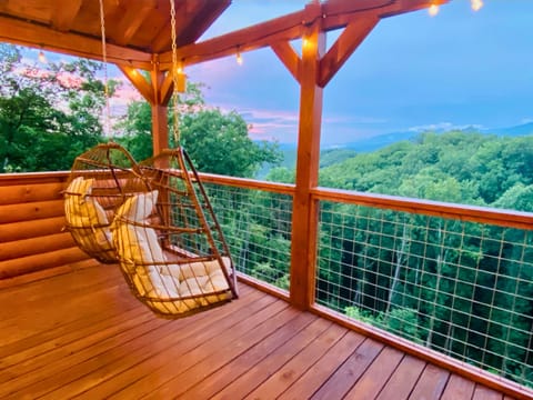 Relax on the upper deck swings