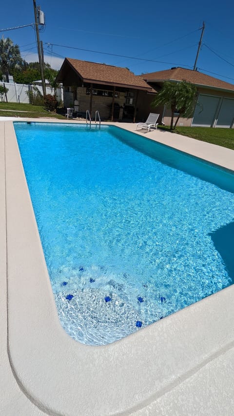 Crystal clear, private pool