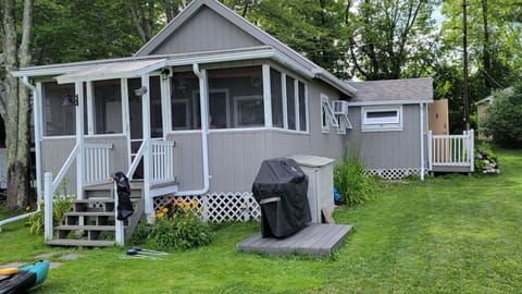 Looking toward the camp from the lake. 