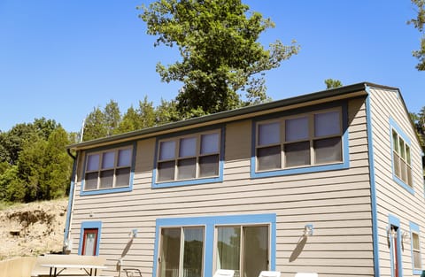 Front of home which faces the lake