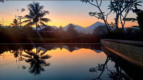 Sun Rise at The Champuhan Villa Munduk from Balcony.
