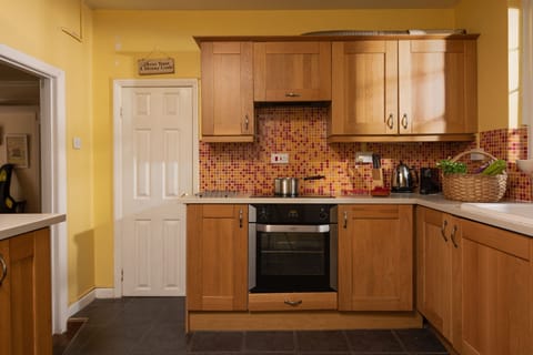 The oven, hob and pantry - Pump Cottage