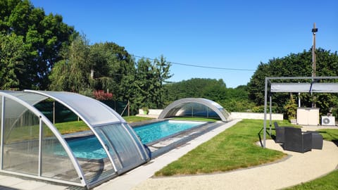 Indoor pool, seasonal outdoor pool