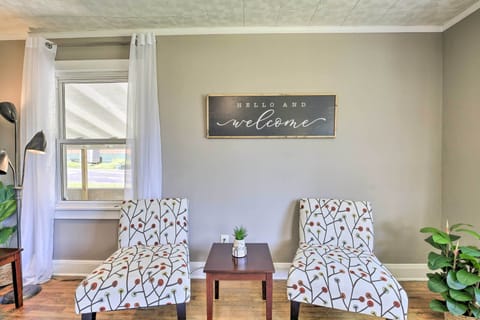 Bristol Vacation Rental | 2BR | 1BA | 915 Sq Ft | Stairs Required to Access
