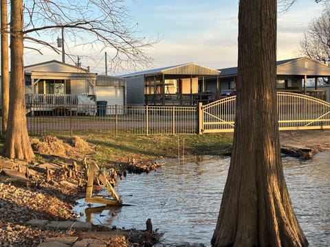 View of the Refuge from the lake.