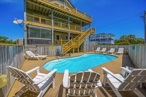 Surf or Sound Realty - 1027 - The Kinnakeet Retreat - Pool Area -2