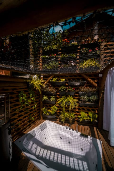 Private spa tub