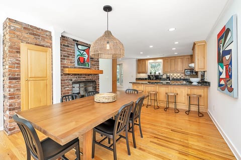 Enjoy a meal at this wonderful Kitchen and Dining area.