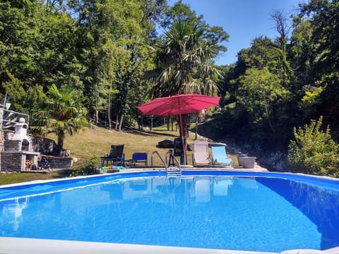 Water, Plant, Property, Swimming Pool, Nature, Azure, Umbrella, Shade, Sky, Tree