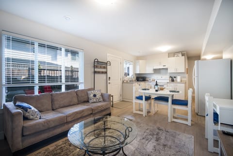 Lots of natural light, storm door has a window that opens to add more light