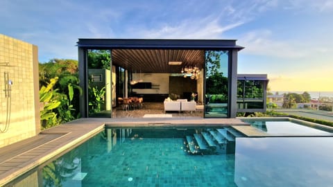 Luxury Villa, 3 Bedrooms, Non Smoking, Sea View | 3 bedrooms, in-room safe, desk, laptop workspace