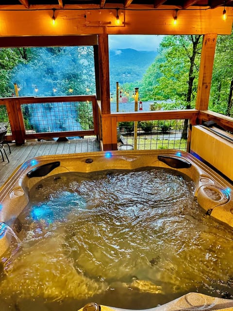 Hot Tub with Mountain View