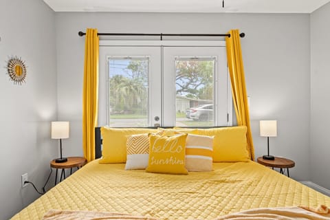 Your private king bedroom! Snuggle with your sweetie! 