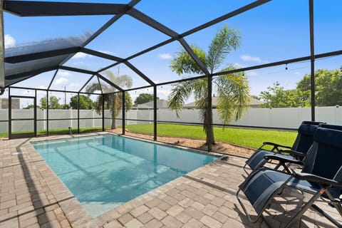 Heated electric pool and loungers