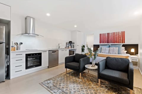 Kitchen and bedroom