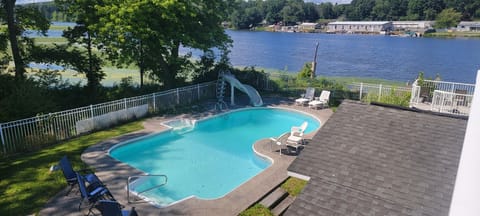 Heated Inground Pool from Master Balcony