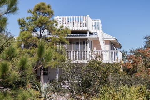 Rear view of cottage