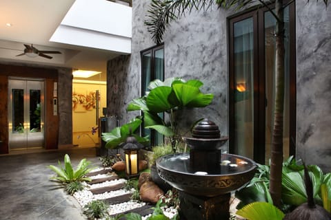 Interior entrance