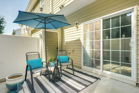 Raleigh Vacation Rental | 3BR | 2.5BA | Stairs Required | 1,357 Sq Ft
