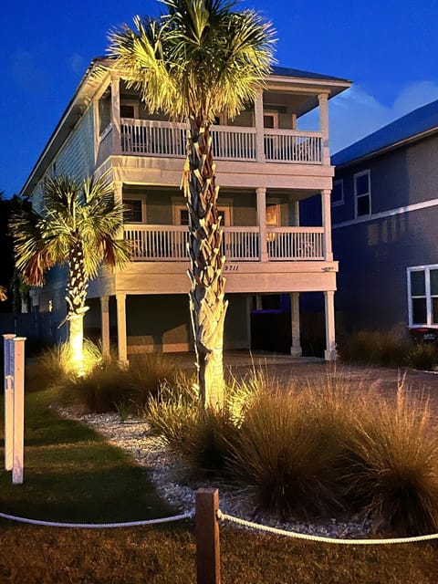 FRONT AT NIGHT