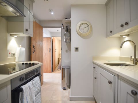 Fridge, dishwasher, electric kettle, toaster