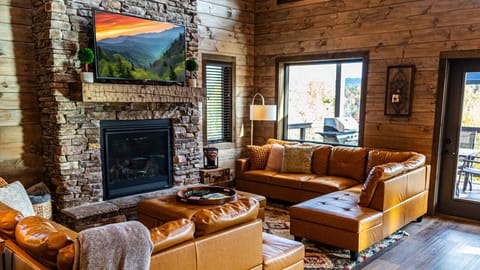 Gorgeous views from living area with  comfortable seating for everyone